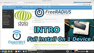 OpenWrt Daloradius  Hotspot Voucher -  Full Install di Router -  Intro