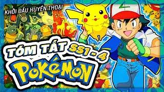 TÓM TẮT TOÀN BỘ POKEMON SS1 - SS4 | HÀNH TRÌNH HÀNH TRÌNH SĂN BẮT ĐỘNG VẬT HỢP PHÁP CỦA SATOSHI!