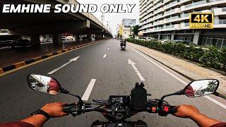 Driving a motorbike Phnom Penh city In Cambodia 4K HDR (2024)