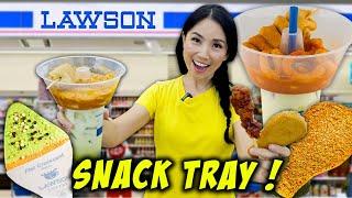 BORONG SNACK TRAY VIRAL & JAJANAN LAWSON MINIMARKET !