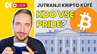 Kriptovalute: Crypto Summit  Kdo vse pride? - Jutranji Kripto Küfé LIVE