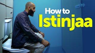 How do Muslims use the toilet?