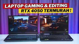 7 LAPTOP RTX 4050 TERMURAH AKHIR TAHUN 2023 UNTUK GAMING DAN EDITING