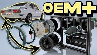 Designing & 3D printing a custom dash panel for my vintage project car - 1974 KE25 Corolla build