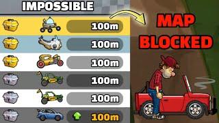 IMPOSSIBLE  MAP BLOCKED AT THE END | Hill Climb Racing 2