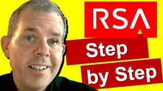 RSA algorithm step by step example