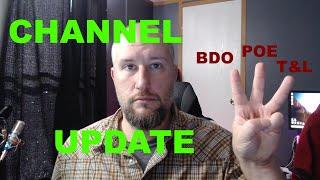 Channel Update - Live or No? Also I Made Lucent In T&L