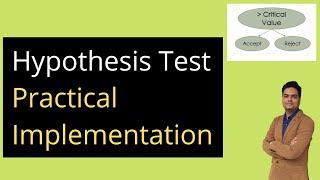Hypothesis testing Practical Implementation|Hypothesis testing with data example in python