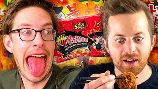 The Try Guys Korean FIRE Noodle Challenge