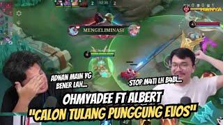 SKILL ALBERT DIUJI MENGGENDONG LUCKY ADNAN !! MAS ADE MABAR SAMA ALBERT