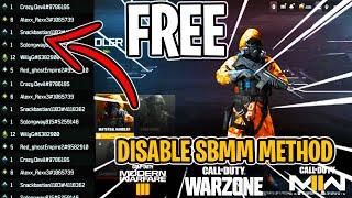 How to DISABLE SBMM/REVERSE BOOST in Warzone/MW3 (FULL GUIDE)