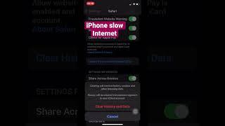 iPhone slow Internet