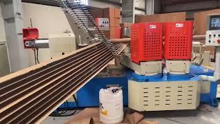 paper tube machine with bottom layer and top layer printing