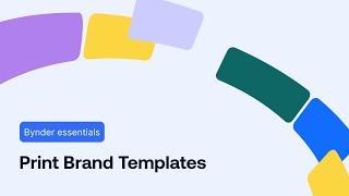 Accelerate on-brand content creation and collaboration with Bynder Print Brand Templates