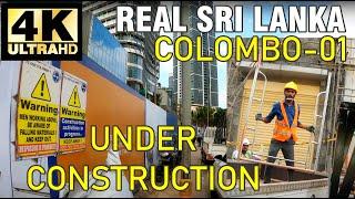 COLOMBO -01 Streets - Walking in Sri Lanka  - 4K 60FPS HDR, Street Sounds, ASMR, No Talk