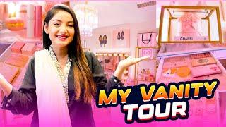 অন্তরার ড্রেসিং টেবিল কিভাবে সাজিয়েছে । My Vanity Tour | Makeup Collection  | Nusrat Jahan Ontora