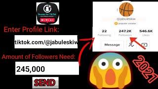 Get Free Tiktok Followers Fast 2021