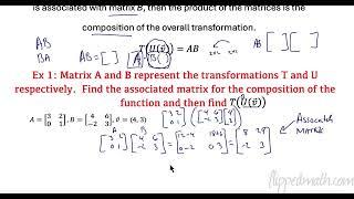 AP Precalculus – 4.13B Matrices as Functions