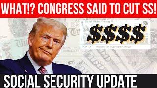 CONGRESS JUST SAID "CUT SOCIAL SECURITY"! (NEW VIDEO CLIP) SSA SSI SSDI Payments | Social Security U