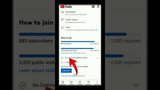 Grow with youtube  join the YouTube partner program #monetization #ytstudio #shorts