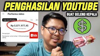 Gaji Rp 5000.000 dari Youtube Harus Dapat Berapa Views? Penghasilan Youtuber Pemula modal hp