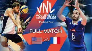  USA vs.  FRA - Full Match | Preliminary Phase | Men's VNL 2022