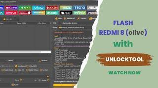 flash redmi 8 olive via unlock tool