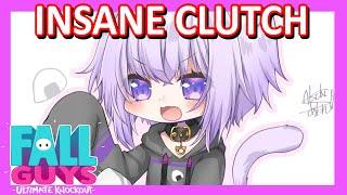 【Hololive】Okayu: Insane Clutch ft.Towa【Fall Guys】【Eng Sub】