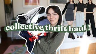 Collective Thrift Haul and Style! Vintage and Designer!!