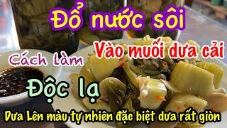 ĐỘC LẠ ! CÁCH MUỐI DƯA CẢI cấp tốc giúp cải chua vàng - giòn tự nhiên ăn được lâu hơn @TRANFAMILY VT