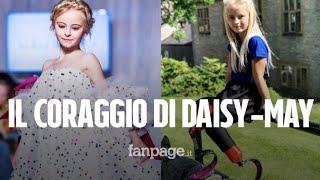 Daisy-May Demetre, prima baby modella con le gambe amputate che sfilerà alle Settimane della Moda