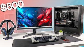 $600 FULL PC Gaming Setup Guide! (Includes Everything)