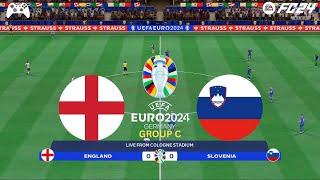 FC 24 - England vs Slovenia - UEFA Euro 2024 Gameplay!!