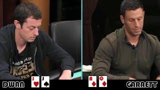 德州扑克经典 对局 DWAN VS GARRETT  金刚大战顶顺