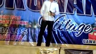 Seed Isidro sings "Pag uwi" by Martin Nievera at Paskuhan Village last December 30, 2014 Grand Final