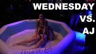 She Likes Being Sat On! | Wednesday Vs. AJ | Oil Wrestling | Season 2 | Night 6