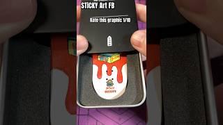 Unboxing AustinB x STiCKY Art x OBSIUS Collab DECK #shorts #unboxing #art #fingerboard