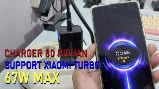 Gokil Nih Charger Xiaomi Di Bawah 100 Ribuan Support Xiaomi Turbo Charge Max 67 Watt