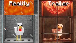 A Minecraft Movie : Trailer vs Reality !