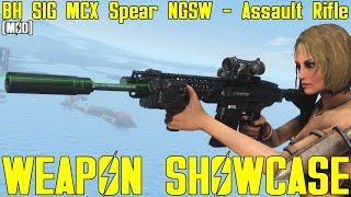 Fallout 4: BH SIG MCX Spear NGSW - Assault Rifle - Weapon Mod Showcase