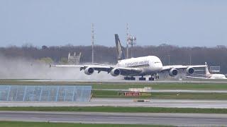 SQ A380 Landung auf 25L | Ab Sommerflugplan wieder in FRA