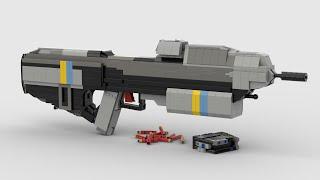 LEGO Halo MA40 ICWS: Working Cartridge Shooting Toy Gun