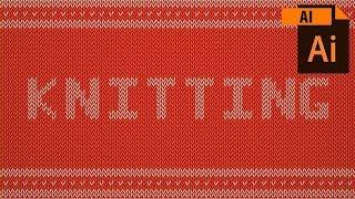 How to create Knitted Text Effect in Adobe Illustrator CC | Full HD