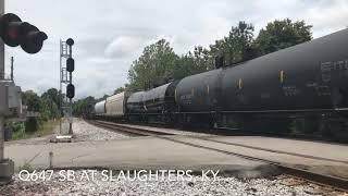 June 7, 2019 CSX Action at Hanson, Slaughters and Madisonville, KY on the Henderson Subdivision.