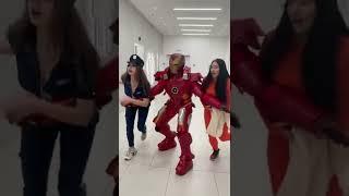 Iron Man vs Cap #jeezzai #funny #tiktok #shorts