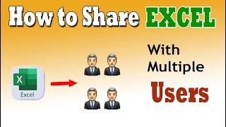 How to share excel workbook to multiple users | How to make Excel allow multiple users the same time