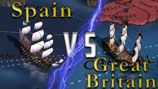 [EU4] Great Britain  Spain. Epic Naval Battles