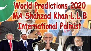 WORLD PREDICTIONS 2020 | BY M.A SHAHZAD KHAN PALMIST L.L.B | HUM PAKISTAN TV | YASIR SHARIF