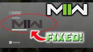 MW2 INFINITE INSTALL GLITCH - EASY FIX (How To Fix MW2 Campaign)