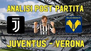 JUVENTUS   VERONA ANALISI POST PARTITA